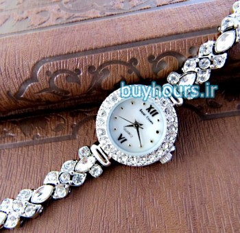 فروش ساعت مچی زنانه رویال کرون royal crown مجلسی طرح نقره